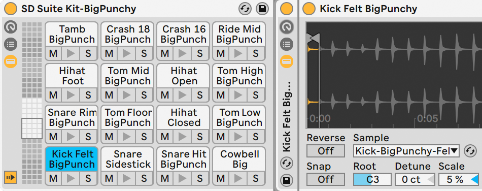 Drum Rack device