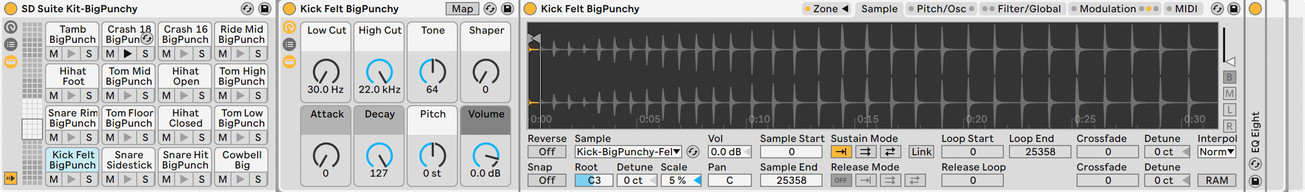 Drum Rack Sampler