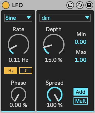 Beam for Live - LFO device