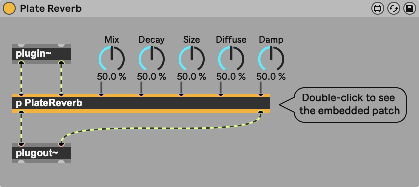 Building Max Devices - Plate Reverb