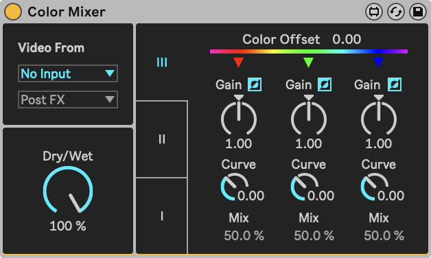 Videosync - Color Mixer device