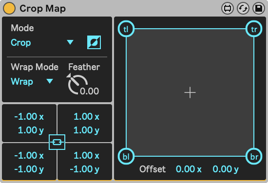 Videosync - Crop Map device